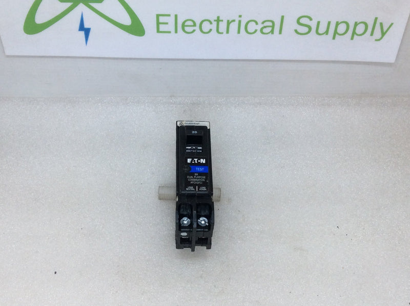 Eaton BRP120DF 20A 1P AFCI/GFCI Dual Function Plug on Neutral Circuit Breaker