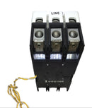 Westinghouse JD3250F 250 Amp 3 Pole 600V Breaker w/JT3175T Amp Trip/Shunt Trip