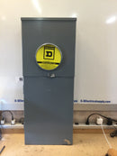 Square D QC816F150C 150 Amp 8 Space 16 Circuits Ringless Type Meter Main Combo With 150a Main Breaker 120/240vac Nema3r