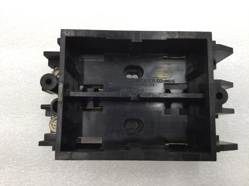 Walker ITE FP-62 R-1982-2 Fuse Pull Out Base 60 Amp 240Vac R1982-2