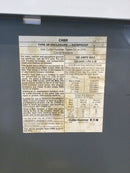 Eaton/Cutler-Hammer Ch8r 8 Space, 100a, 120/240v, 1 Phase 3 Wire, Nema3r Enclosure