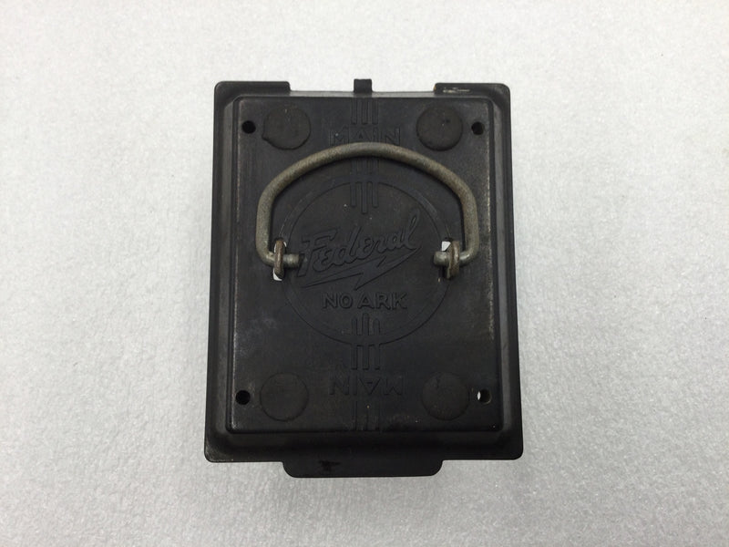 FPE Federal Pacific Federal Noark Main/Range 60 Amp Fuse Pull Out (3 5/8" X 2 7/8")
