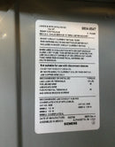 Siemens 9804-8547 30a, 3ph, 600vac, Oh/Ug Service, Hq-13 Term. Meter Socket, Nema3r Enclosure