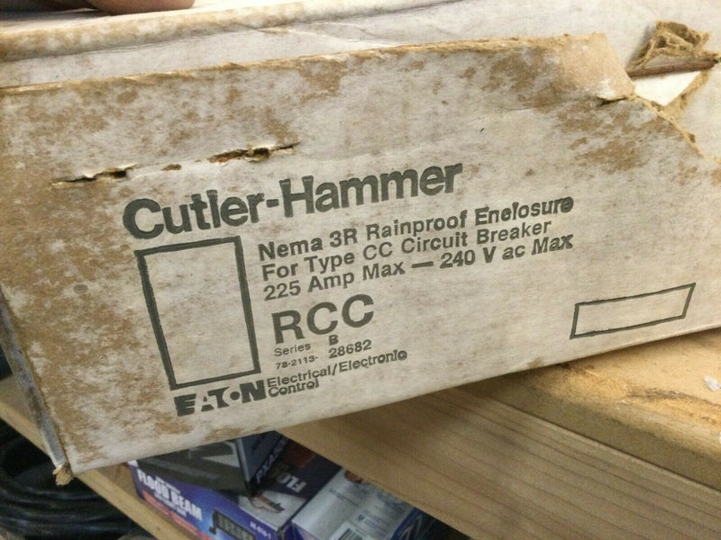 Cutler Hammer Rcc 225a Circuit Breaker Enclosure 120/240v Nema3r
