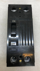 Top view of a GE General Electric TQD22150 Circuit Breaker.
