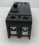 Close up of a GE General Electric TQD22150 Circuit Breaker lugs.